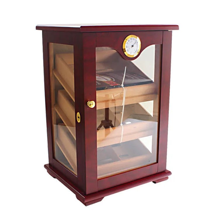 Mini Cigar Cabinet Red/ Black