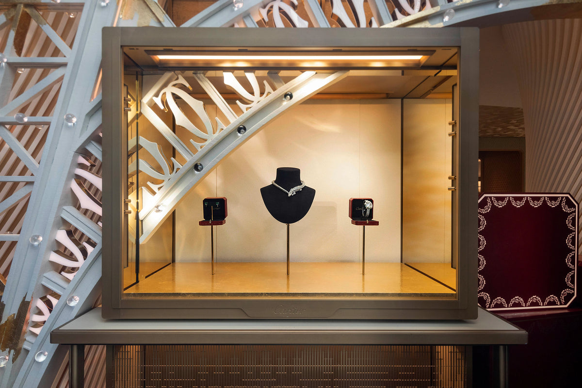 Classic elegant jewelry or watch store interior by Mascustom 6