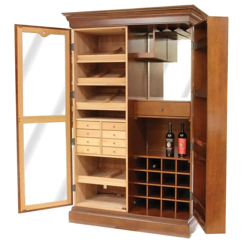 Cigar & Wine Display Cabinet - Mascustom