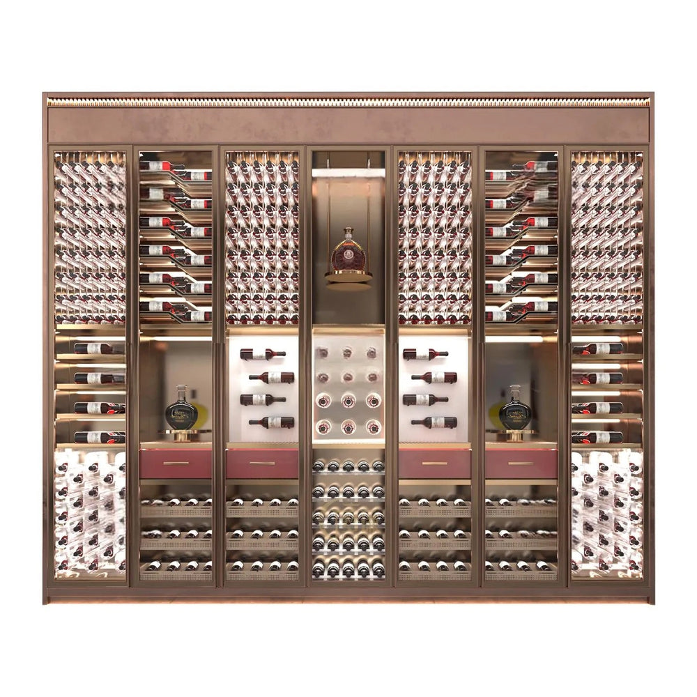 Mas Custom Luxury Climate-Controlled Wine Cabinet