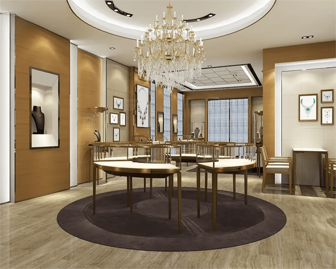 Custom Luxury Jewelry Display Cabinet - Mascustom
