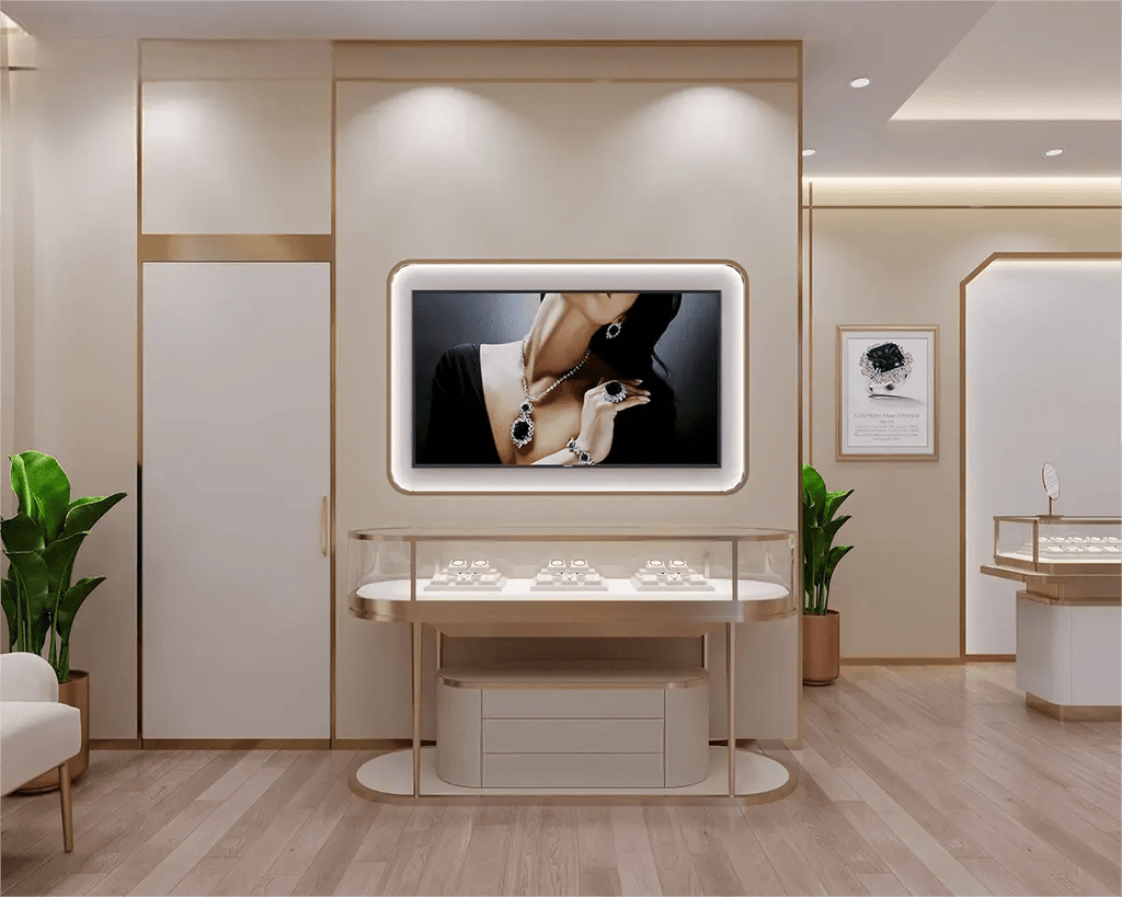 Custom Luxury Jewelry Display Cabinet - Mascustom