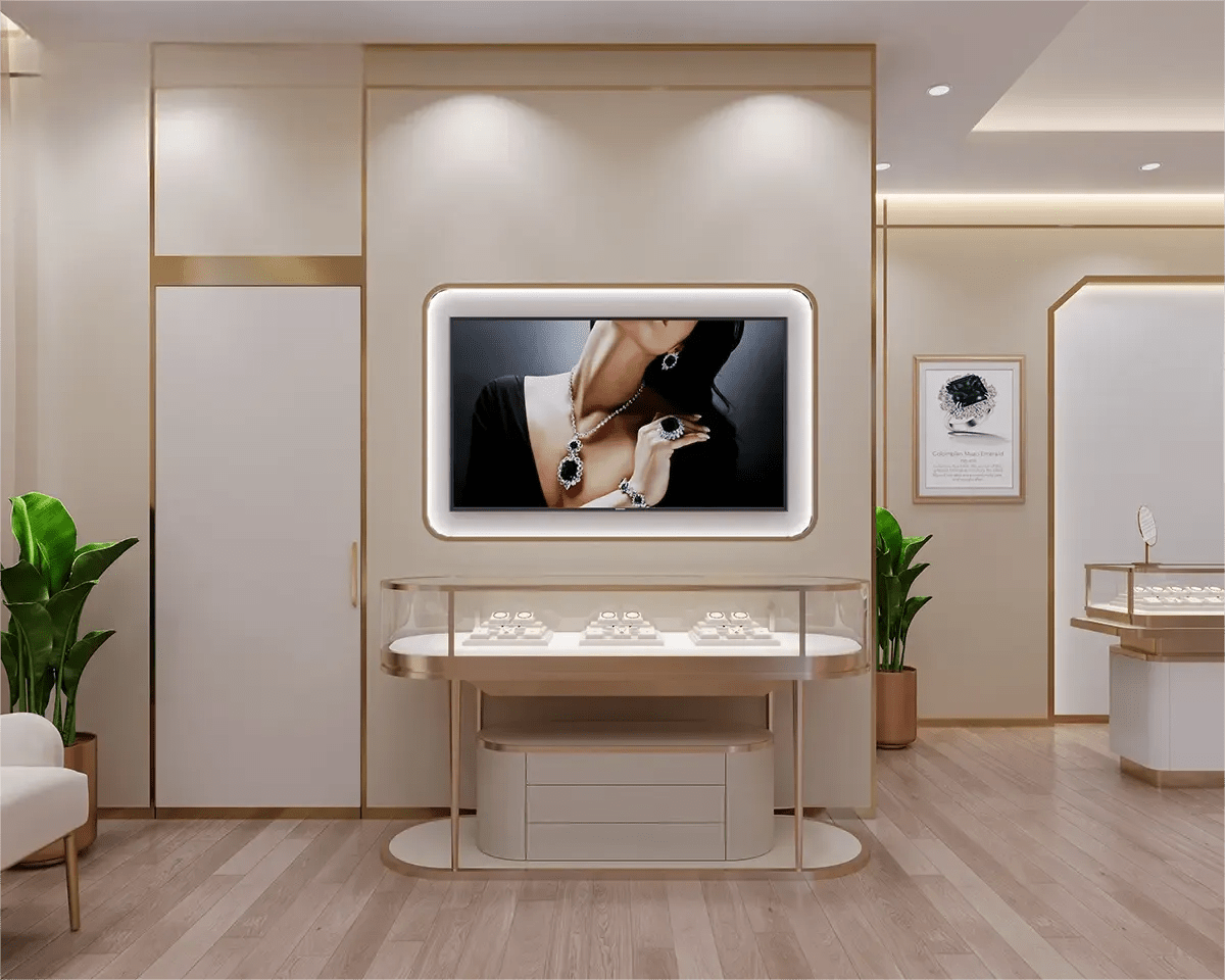 Custom Luxury Jewelry Display Cabinet - Mascustom