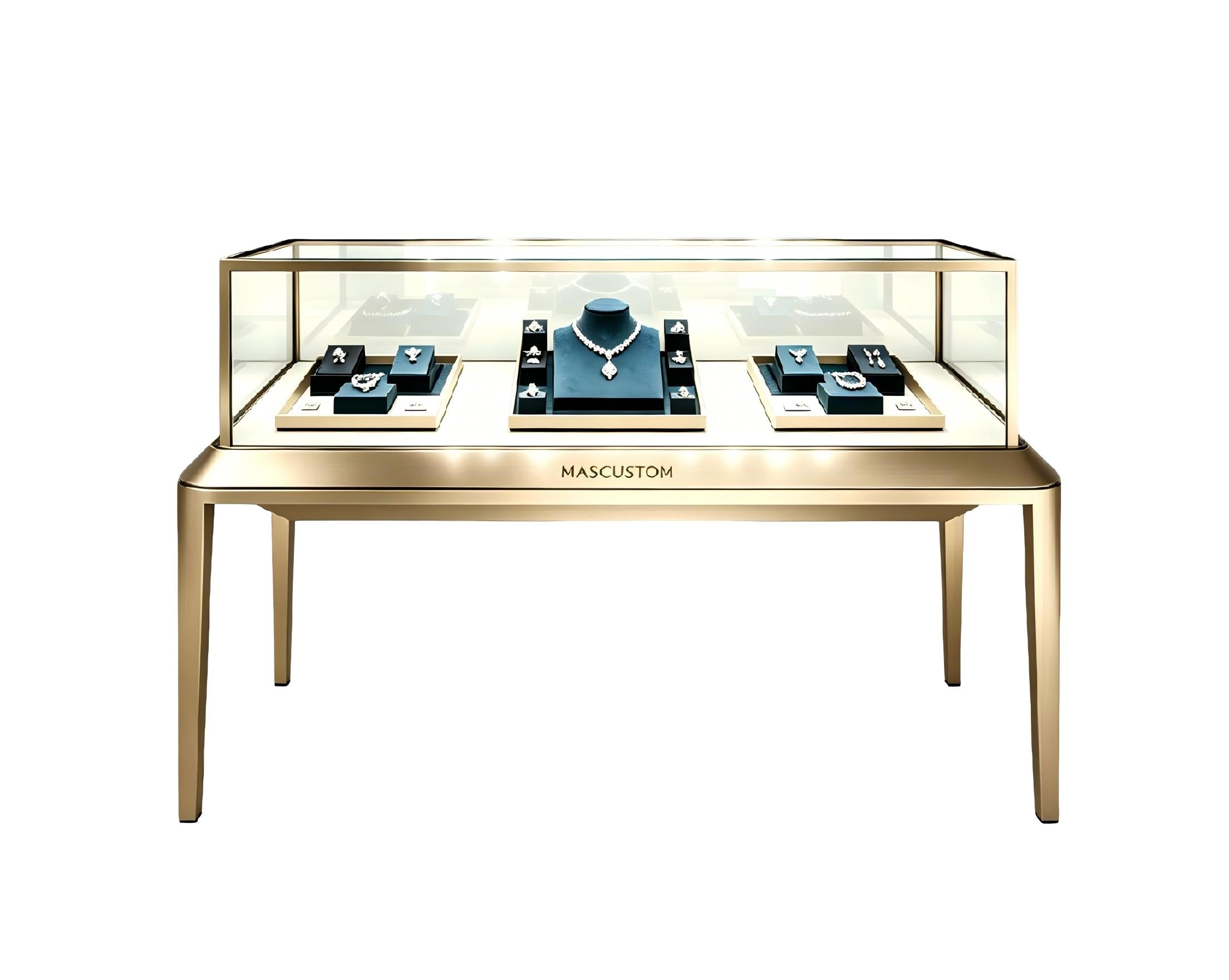 Custom Luxury Jewelry Display Cabinet - Mascustom