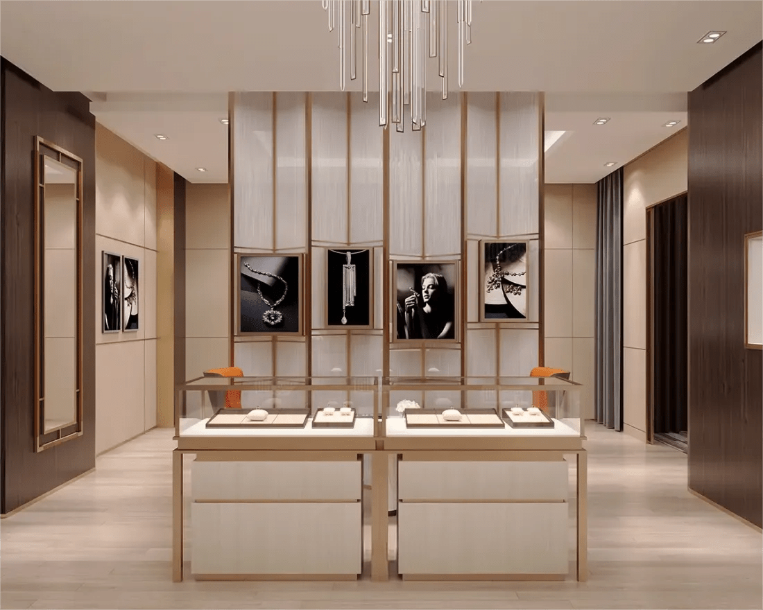 Custom Luxury Jewelry Display Cabinet - Mascustom