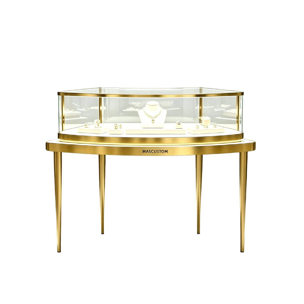 Custom Luxury Jewelry Display Cabinet - Mascustom