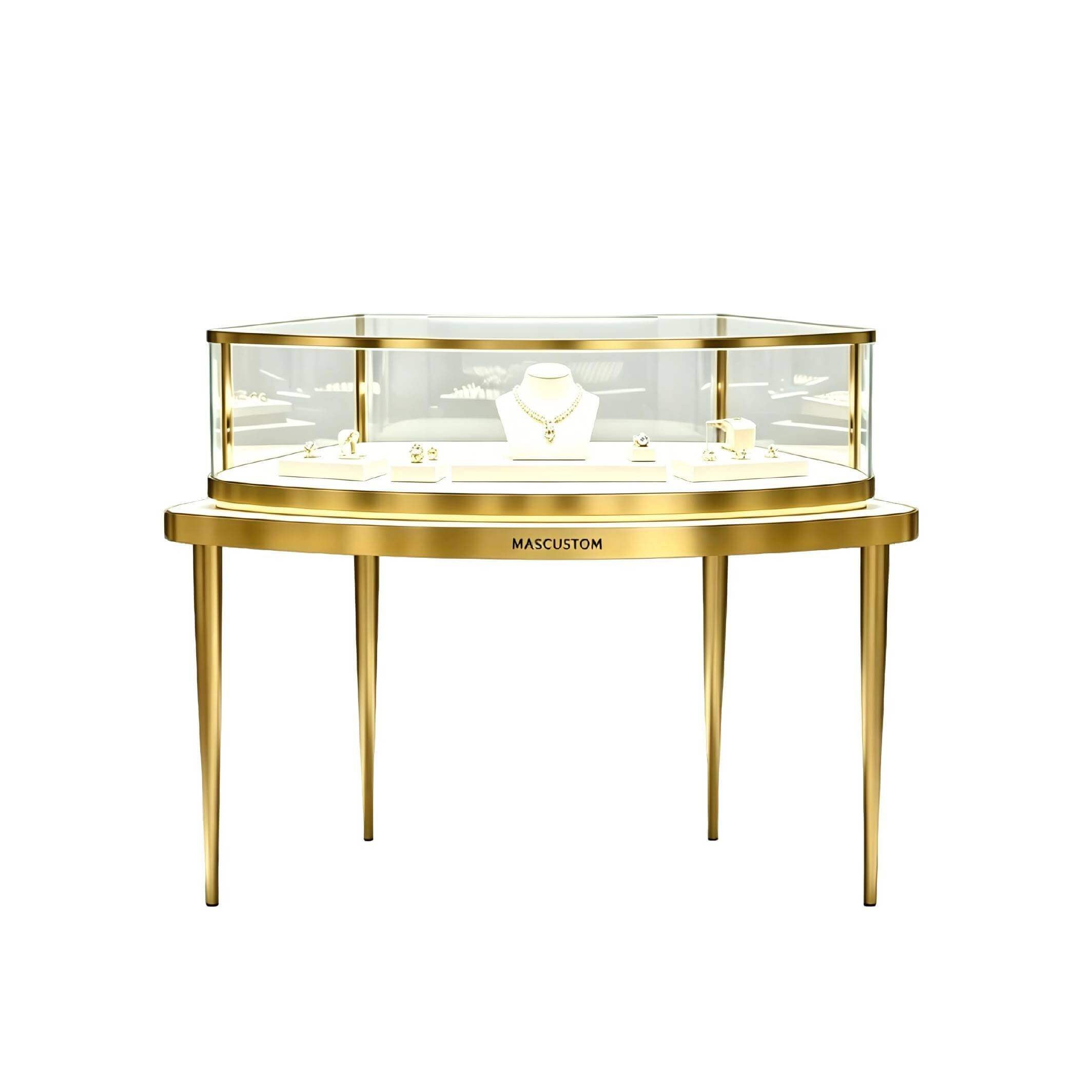 Custom Luxury Jewelry Display Cabinet - Mascustom