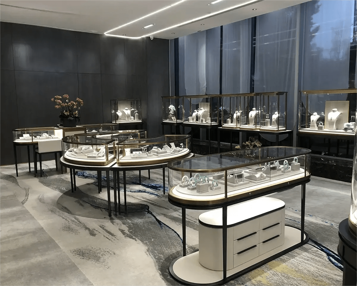 Custom Luxury Jewelry Display Cabinet - Mascustom