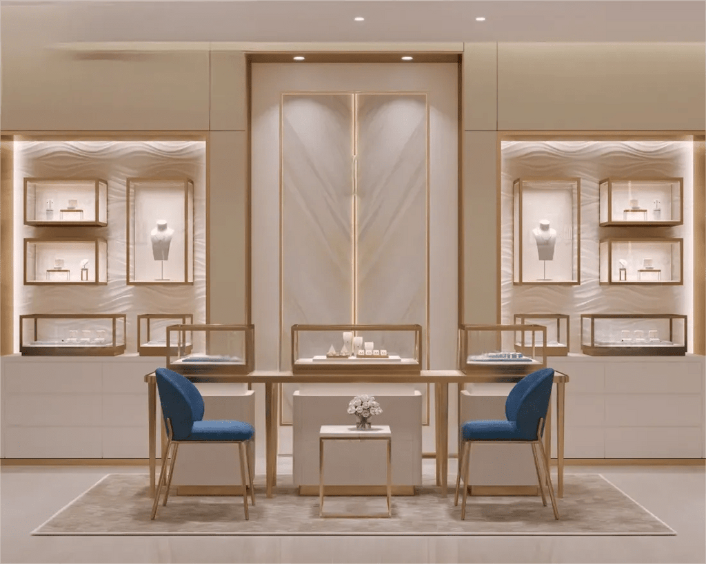 Custom Luxury Jewelry Display Cabinet - Mascustom