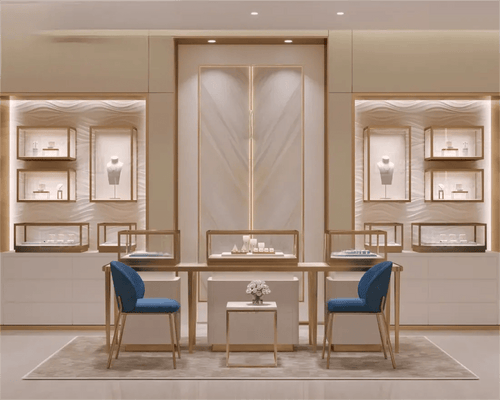 Custom Luxury Jewelry Display Cabinet - Mascustom