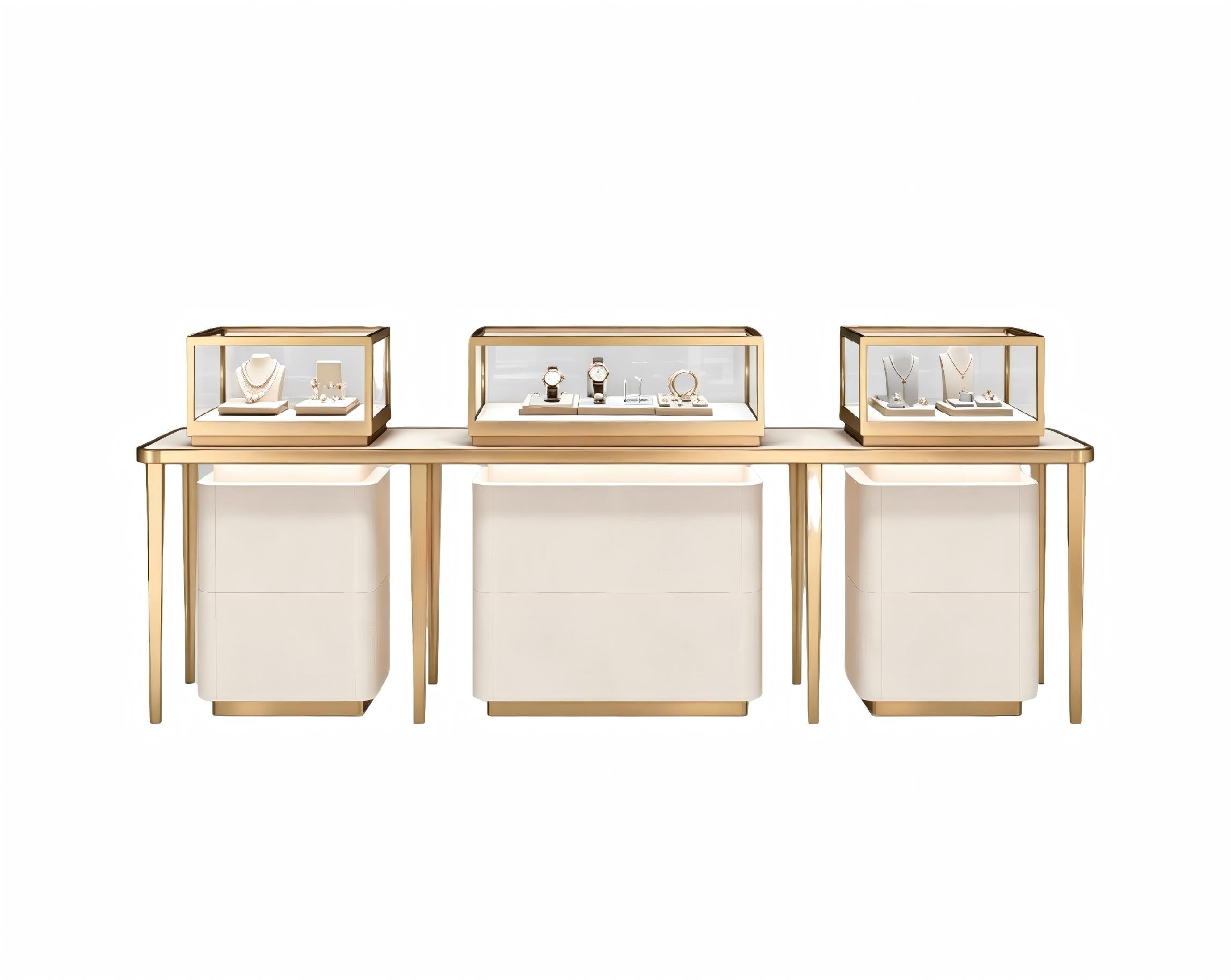 Custom Luxury Jewelry Display Cabinet - Mascustom
