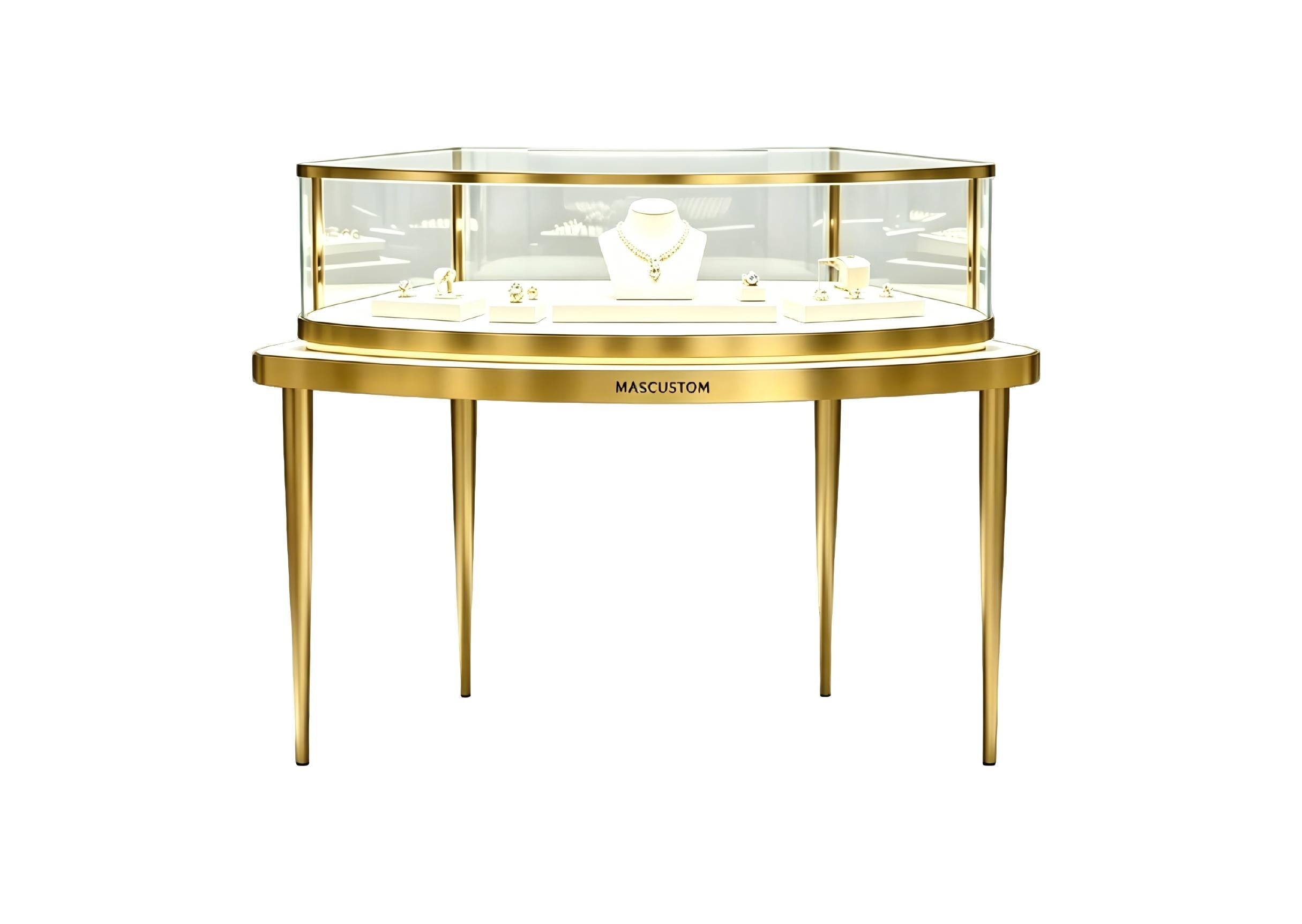 Custom Luxury Jewelry Display Cabinet - Mascustom