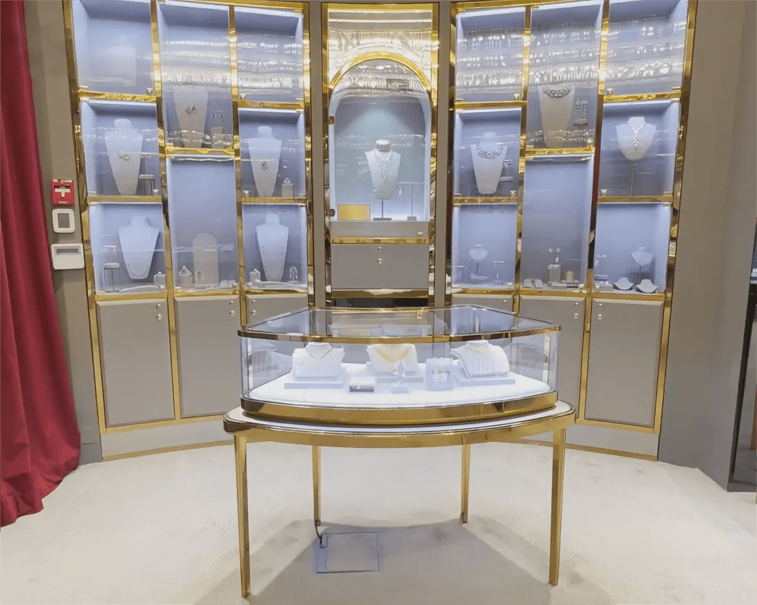 Custom Luxury Jewelry Display Cabinet - Mascustom