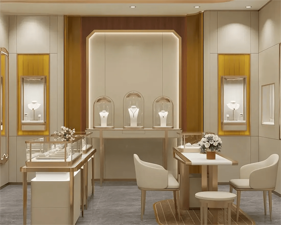 Custom Luxury Jewelry Display Cabinet - Mascustom