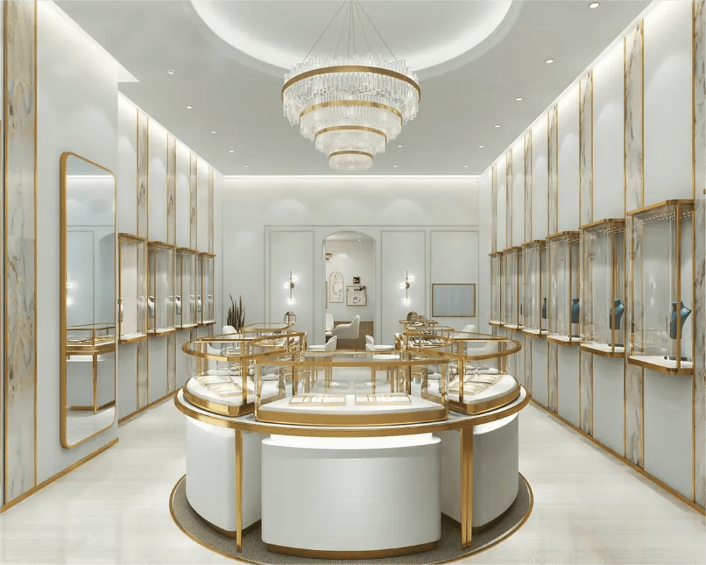 Custom Luxury Jewelry Display Cabinet - Mascustom