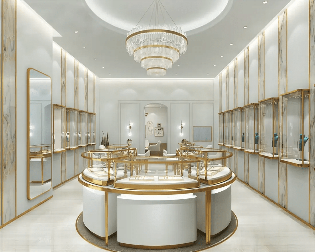 Custom Luxury Jewelry Display Cabinet - Mascustom