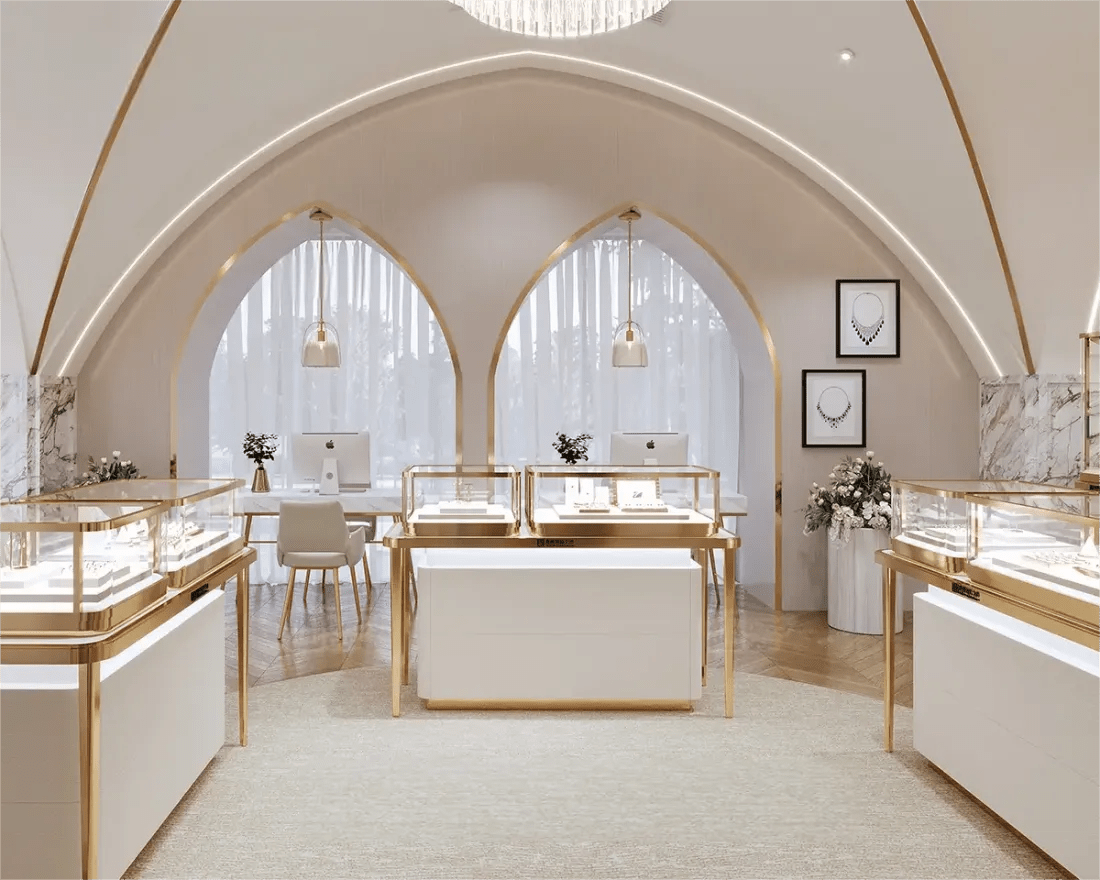 Custom Luxury Jewelry Display Cabinet - Mascustom