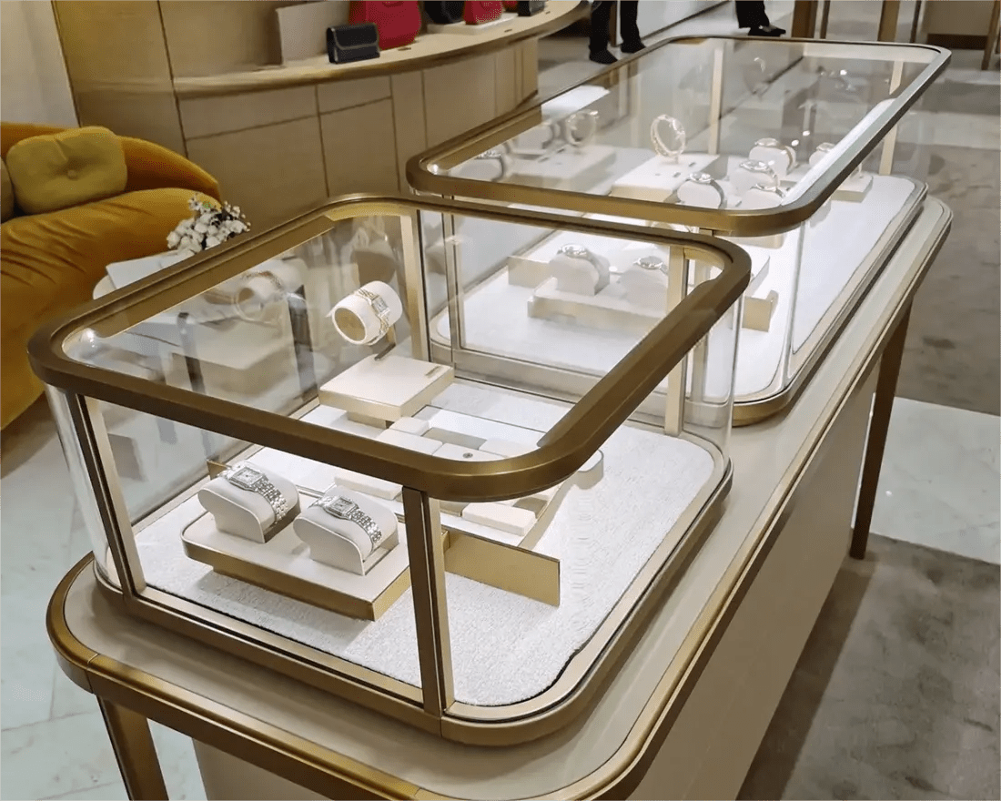 Custom Luxury Jewelry Display Cabinet - Mascustom