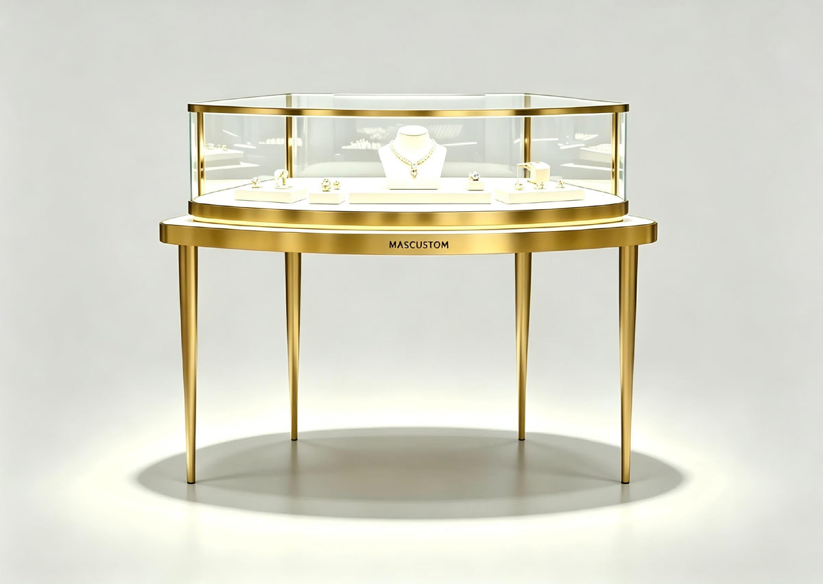 Custom Luxury Jewelry Display Cabinet - Mascustom