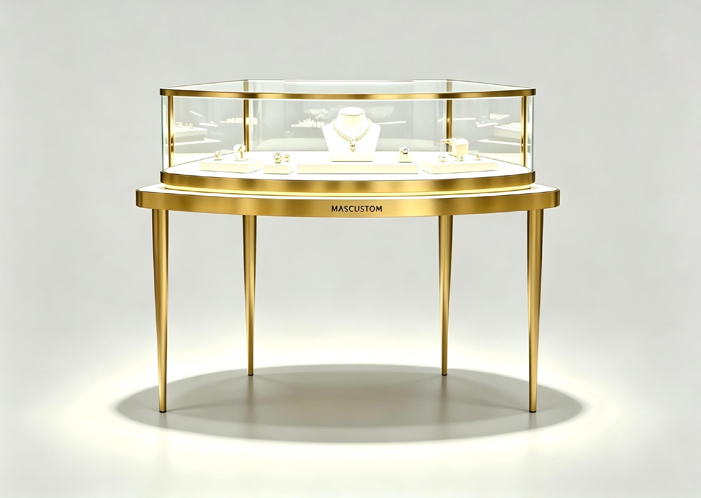 Custom Luxury Jewelry Display Cabinet - Mascustom