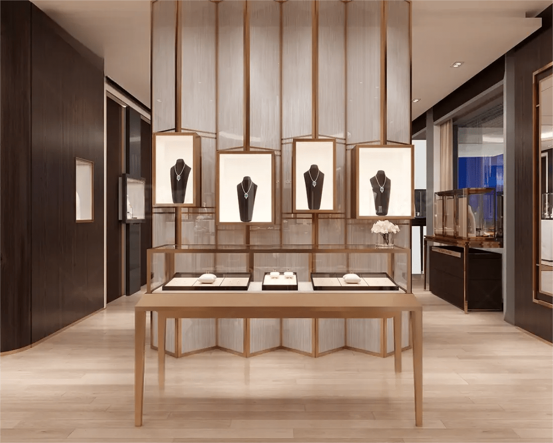 Custom Luxury Jewelry Display Cabinet - Mascustom