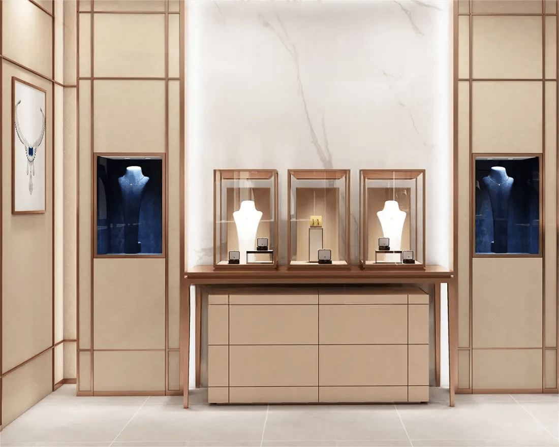 Custom Luxury Jewelry Display Cabinet - Mascustom