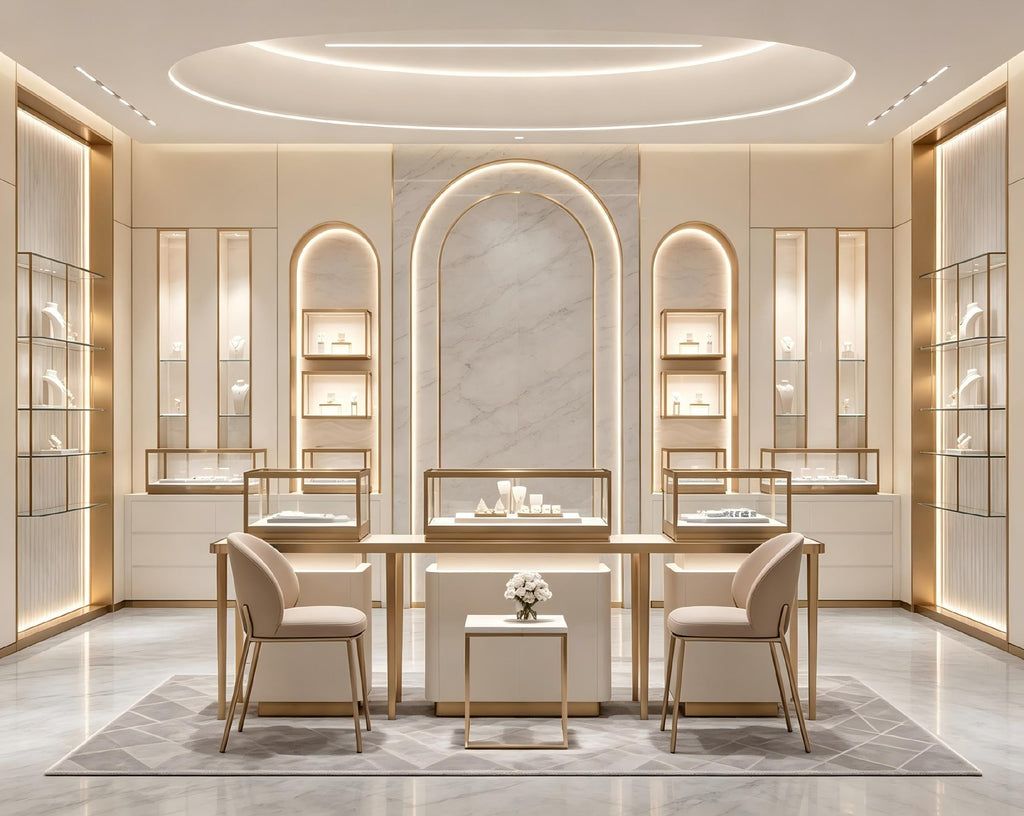 Custom Luxury Jewelry Display Cabinet - Mascustom