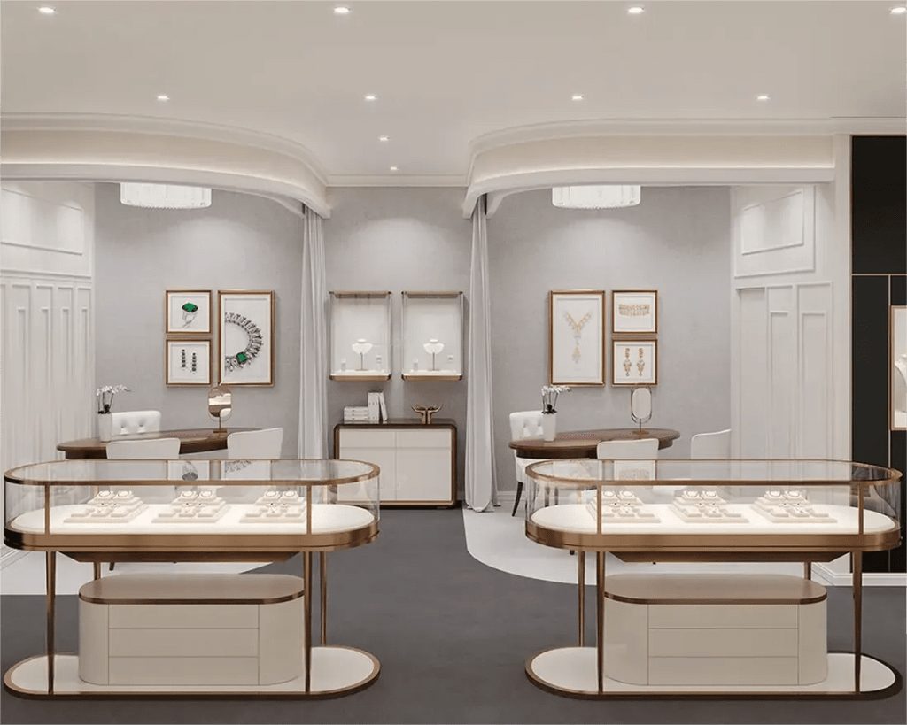 Custom Luxury Jewelry Display Cabinet - Mascustom