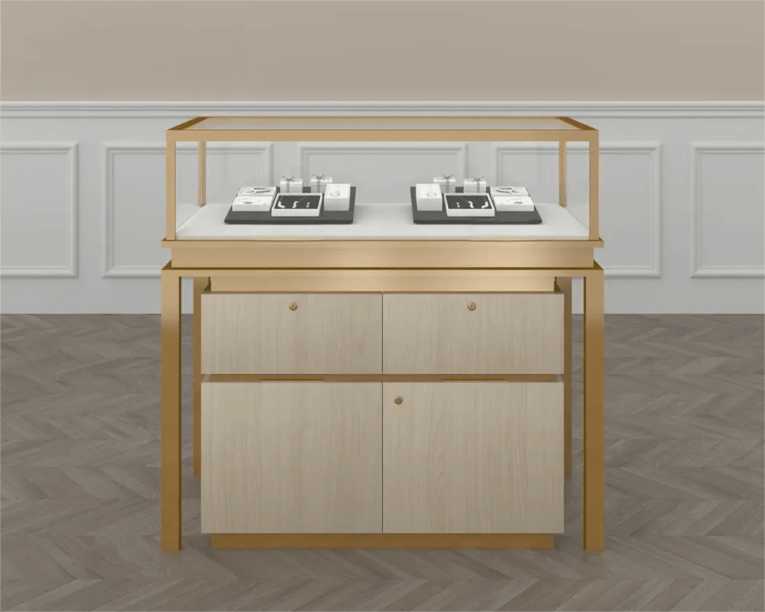 Custom Luxury Jewelry Display Cabinet - Mascustom