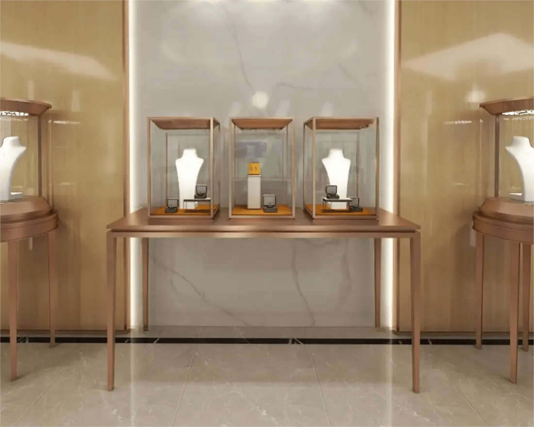 Custom Luxury Jewelry Display Cabinet - Mascustom