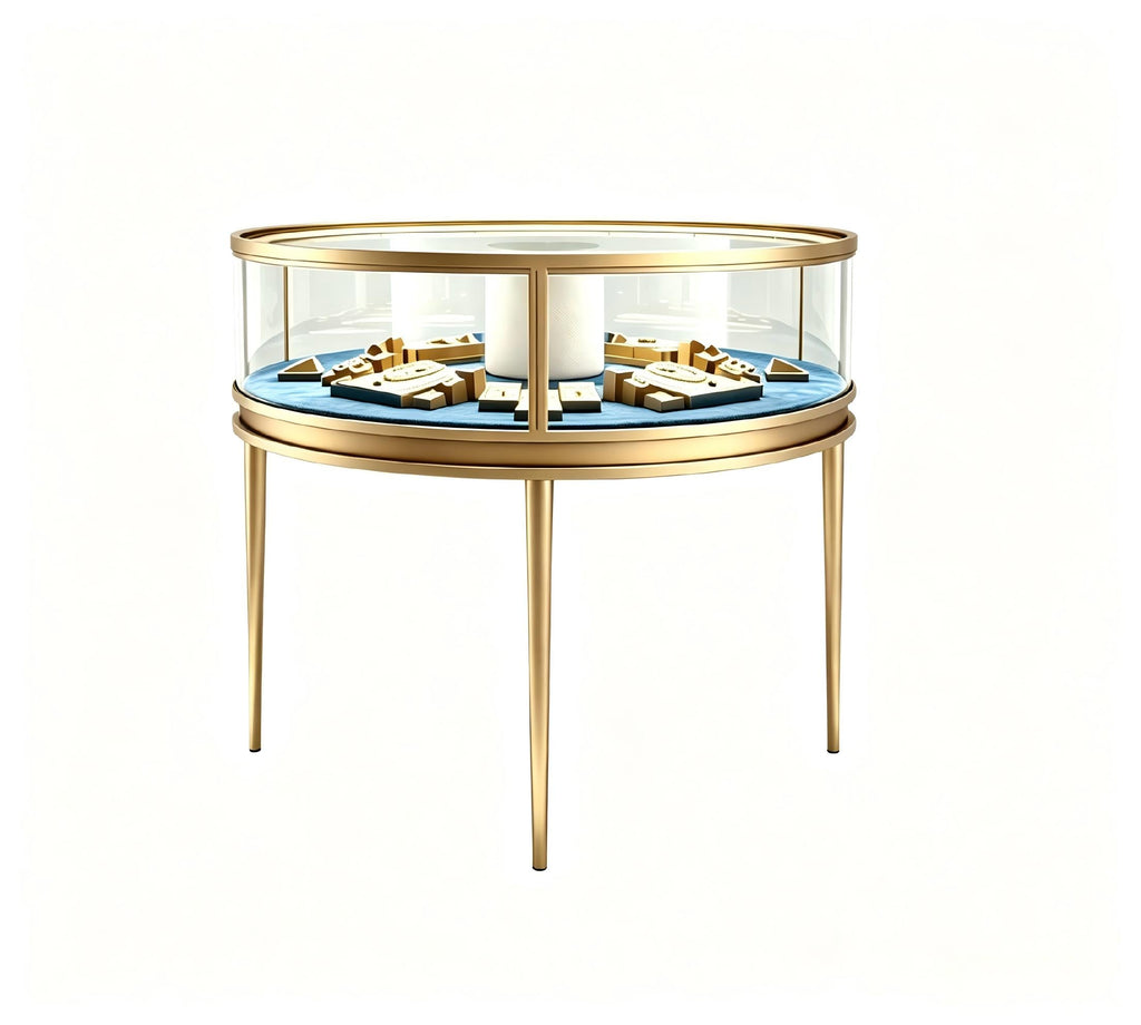 Custom Luxury Jewelry Island Showcase - Mascustom