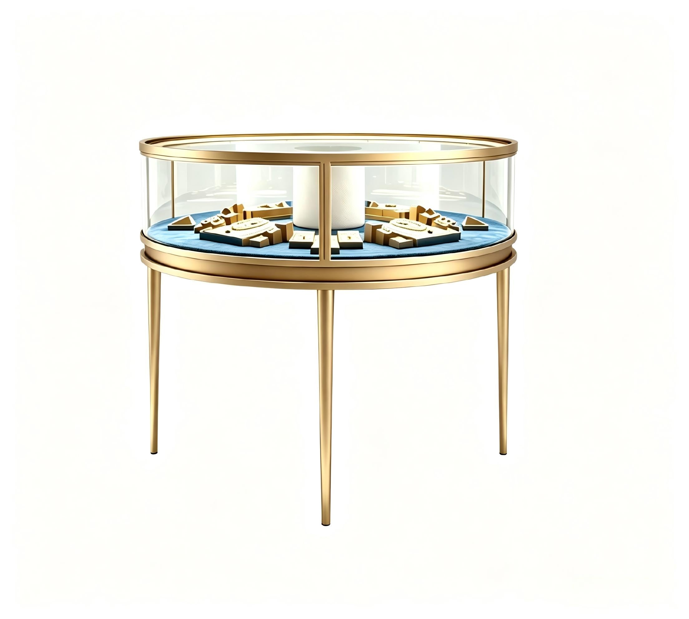 Custom Luxury Jewelry Island Showcase - Mascustom