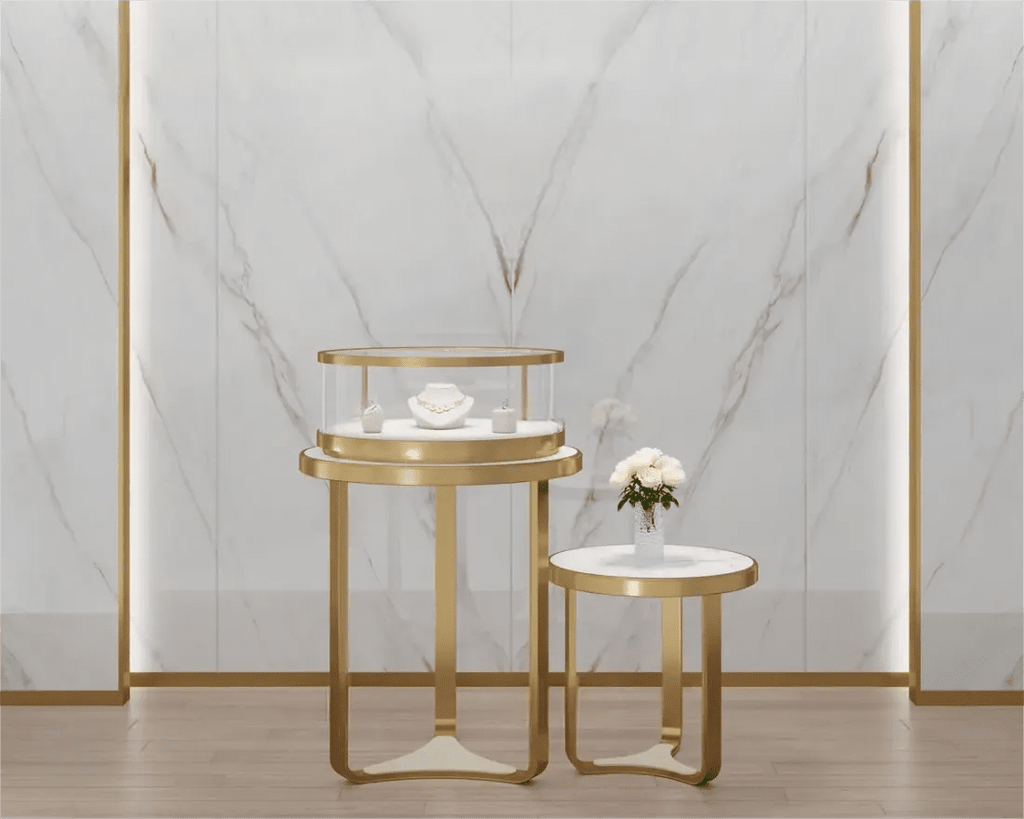 Custom Luxury Jewelry Island Showcase - Mascustom