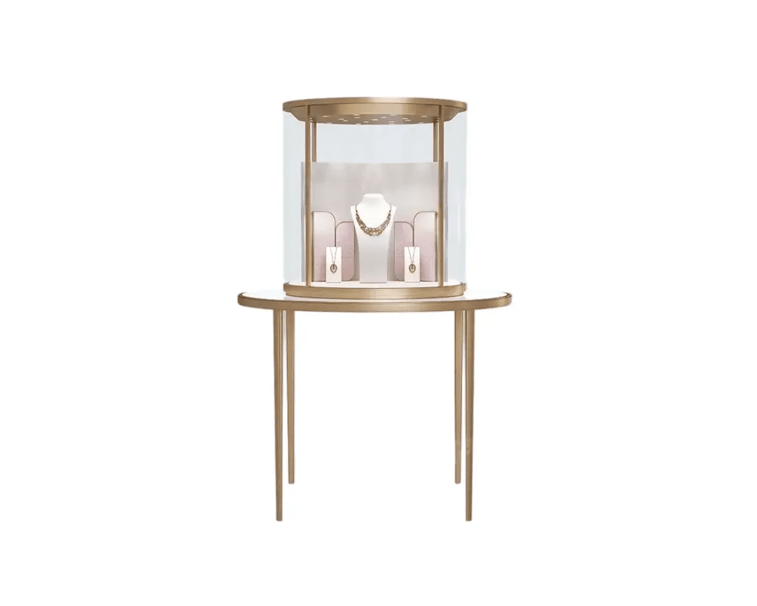 Custom Luxury Jewelry Island Showcase - Mascustom