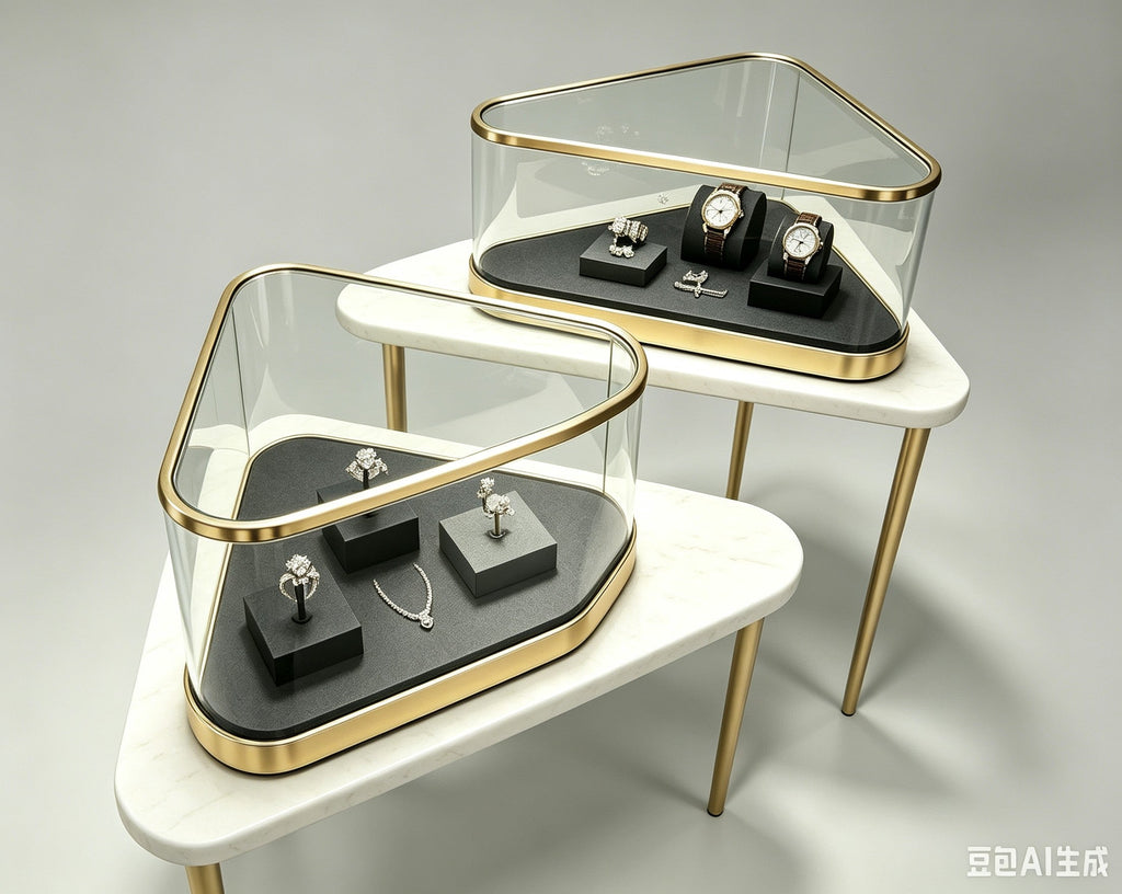 Custom Luxury Jewelry Island Showcase - Mascustom