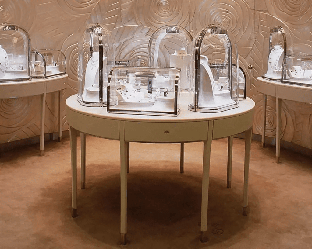 Custom Luxury Jewelry Island Showcase - Mascustom