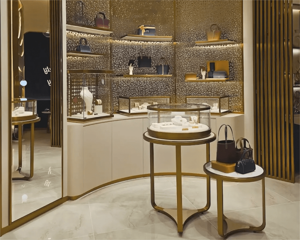 Custom Luxury Jewelry Island Showcase - Mascustom