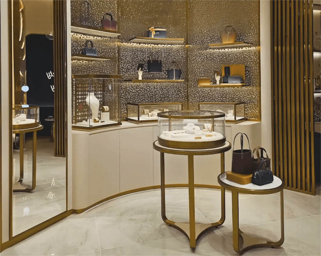 Custom Luxury Jewelry Island Showcase - Mascustom