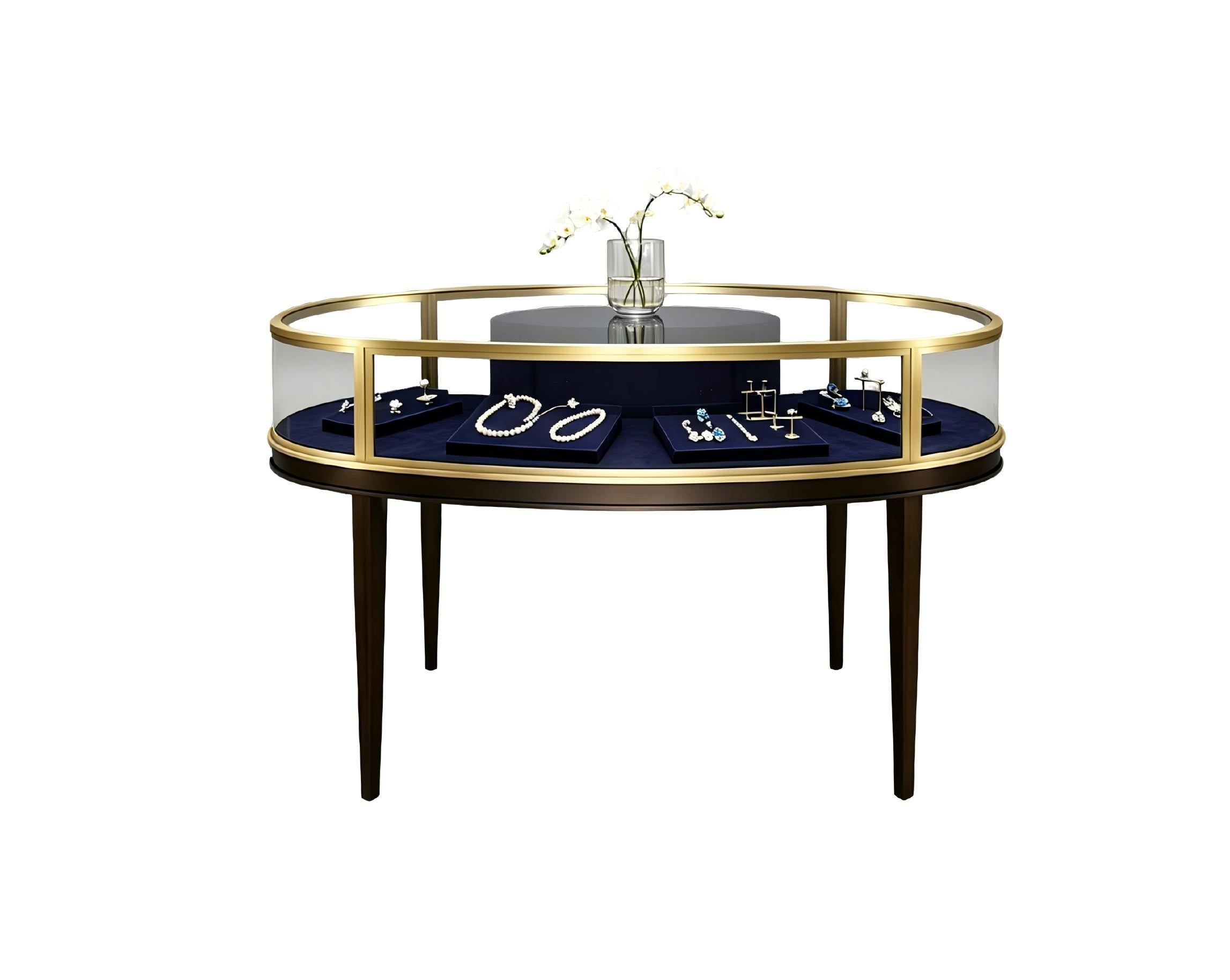 Custom Luxury Jewelry Island Showcase - Mascustom