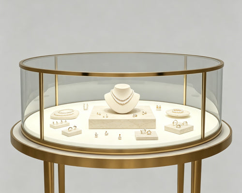 Custom Luxury Jewelry Island Showcase - Mascustom