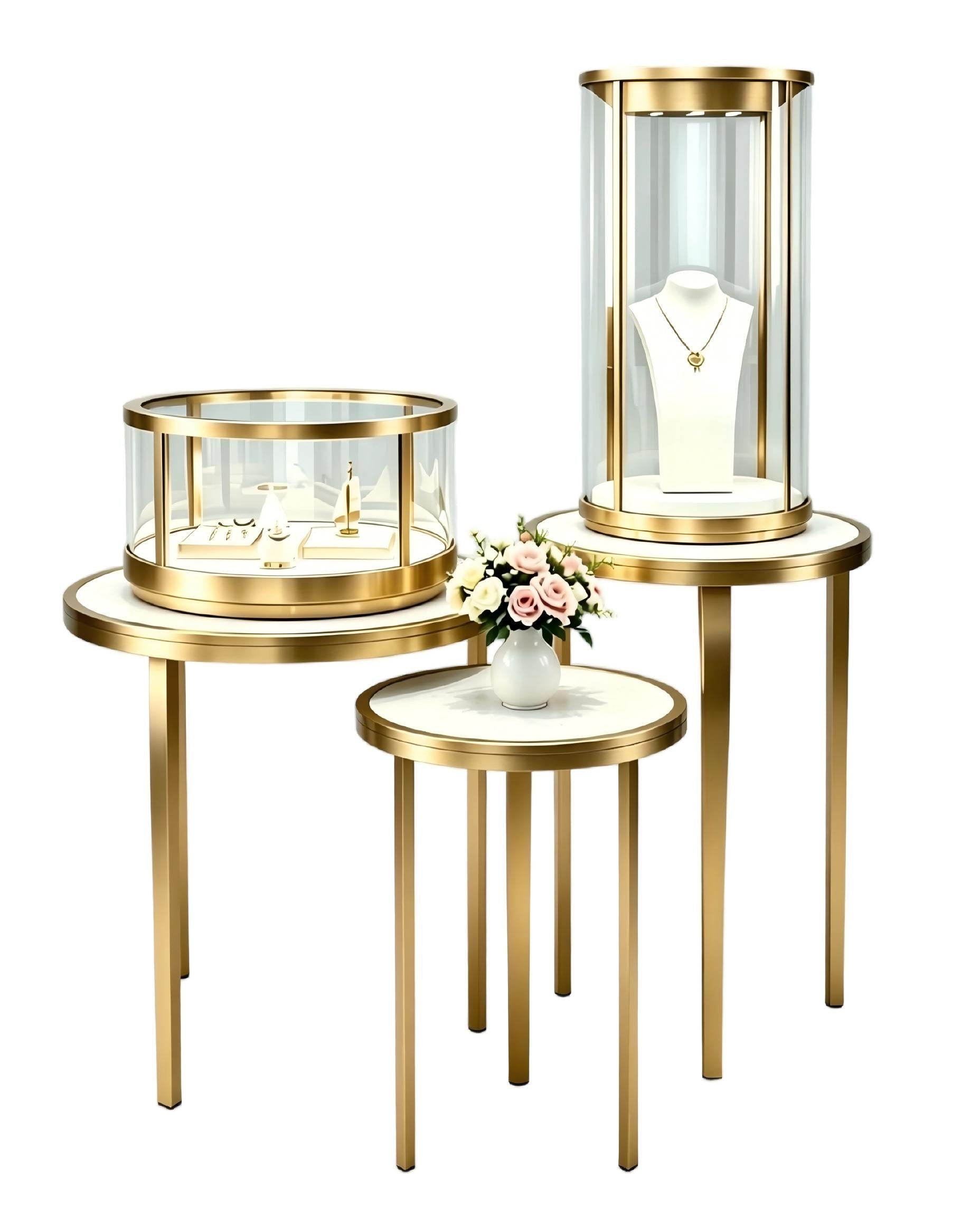 Custom Luxury Jewelry Island Showcase - Mascustom