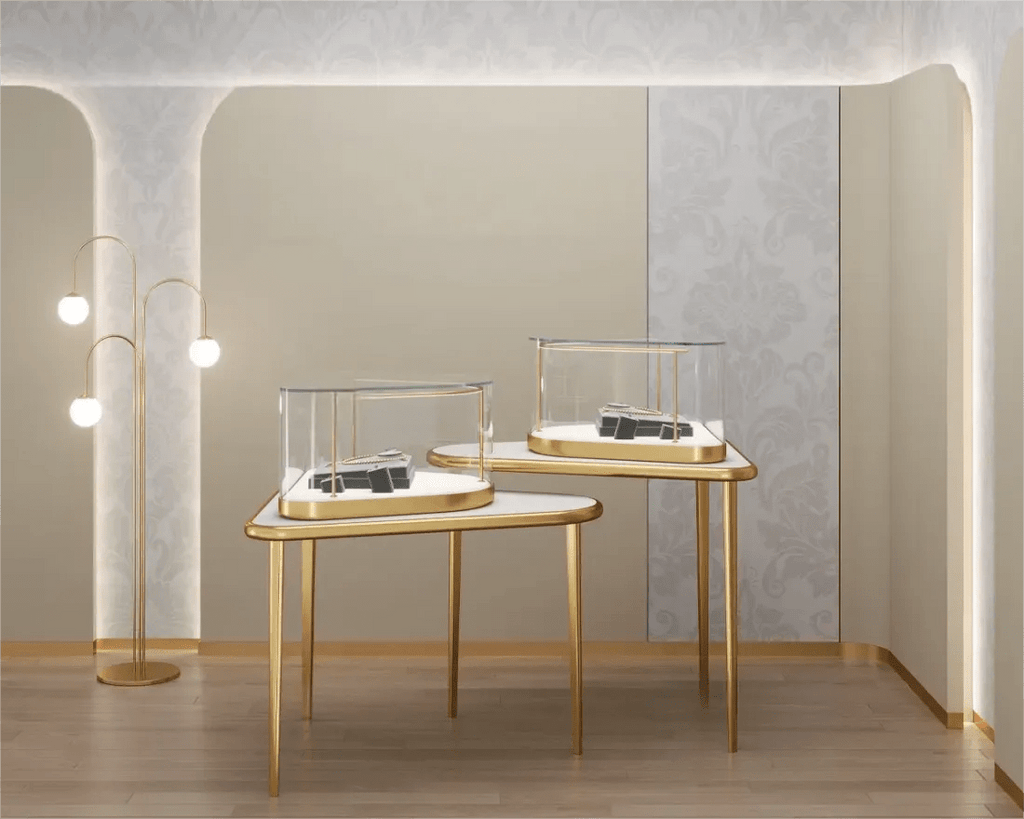 Custom Luxury Jewelry Island Showcase - Mascustom