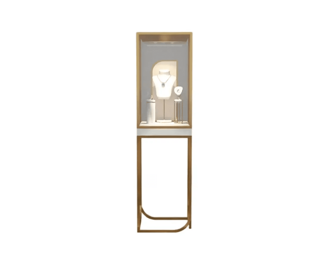 Custom Luxury Jewelry Tall Display Cabinet - Mascustom