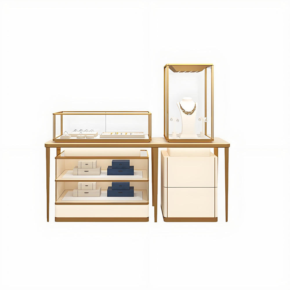 High-end jewelry showcase display