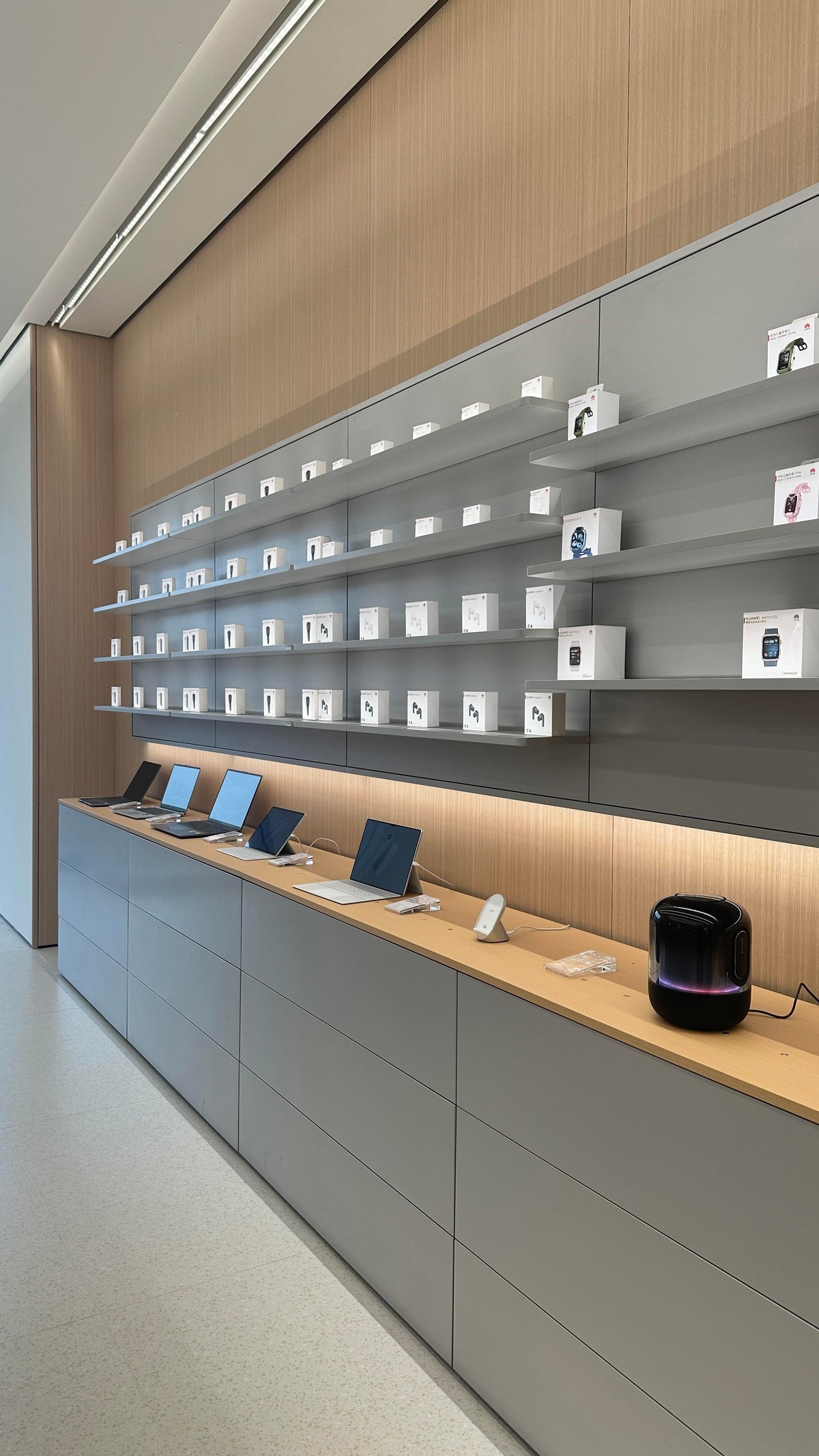 Futuristic technology led watch or jewelry store interior by Mascustom 6