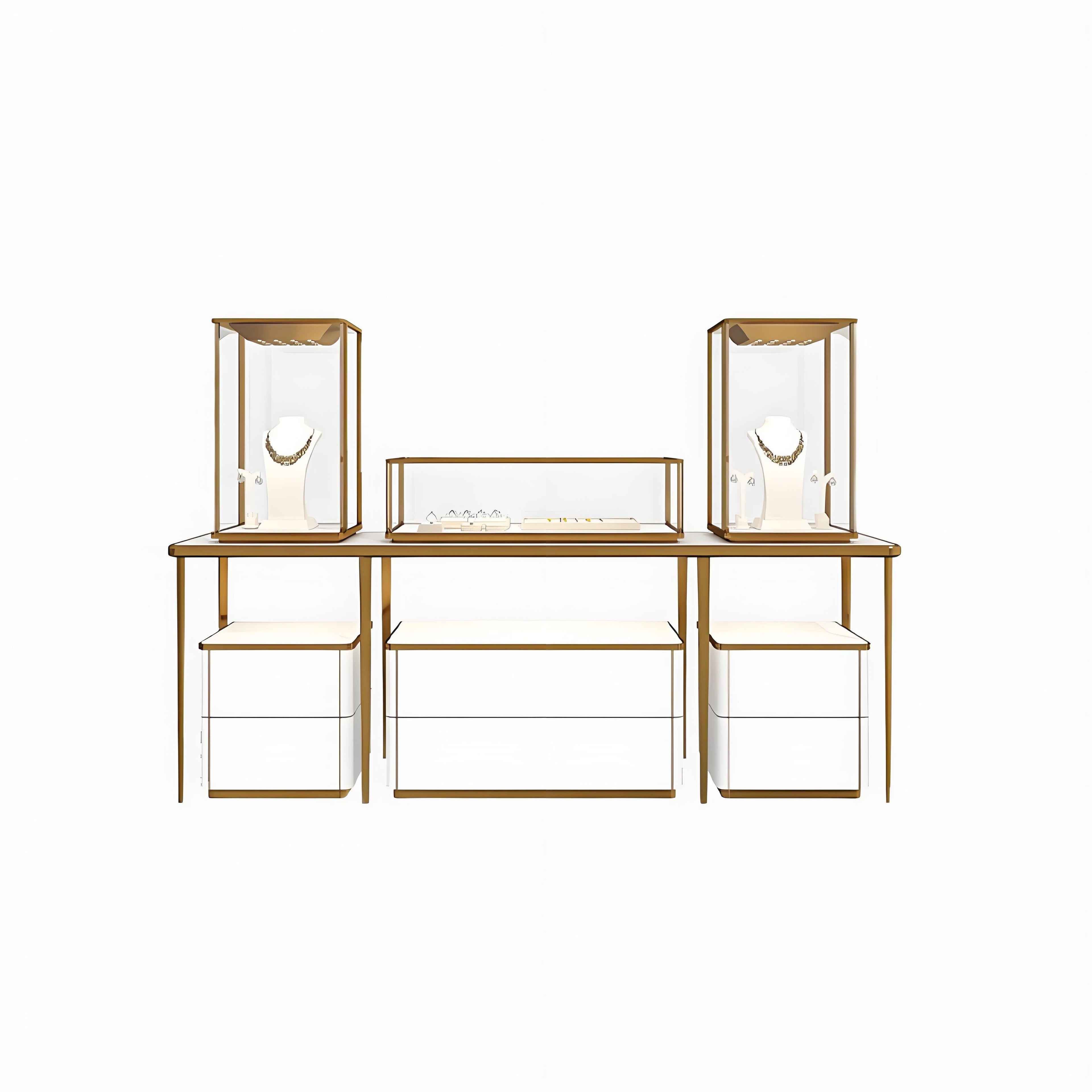 Luxury Jewelry Display Cabinet Custom - Mascustom
