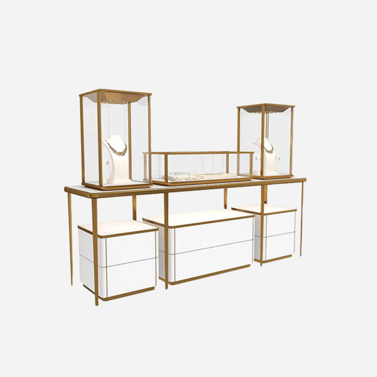 Luxury Jewelry Display Cabinet Custom - Mascustom