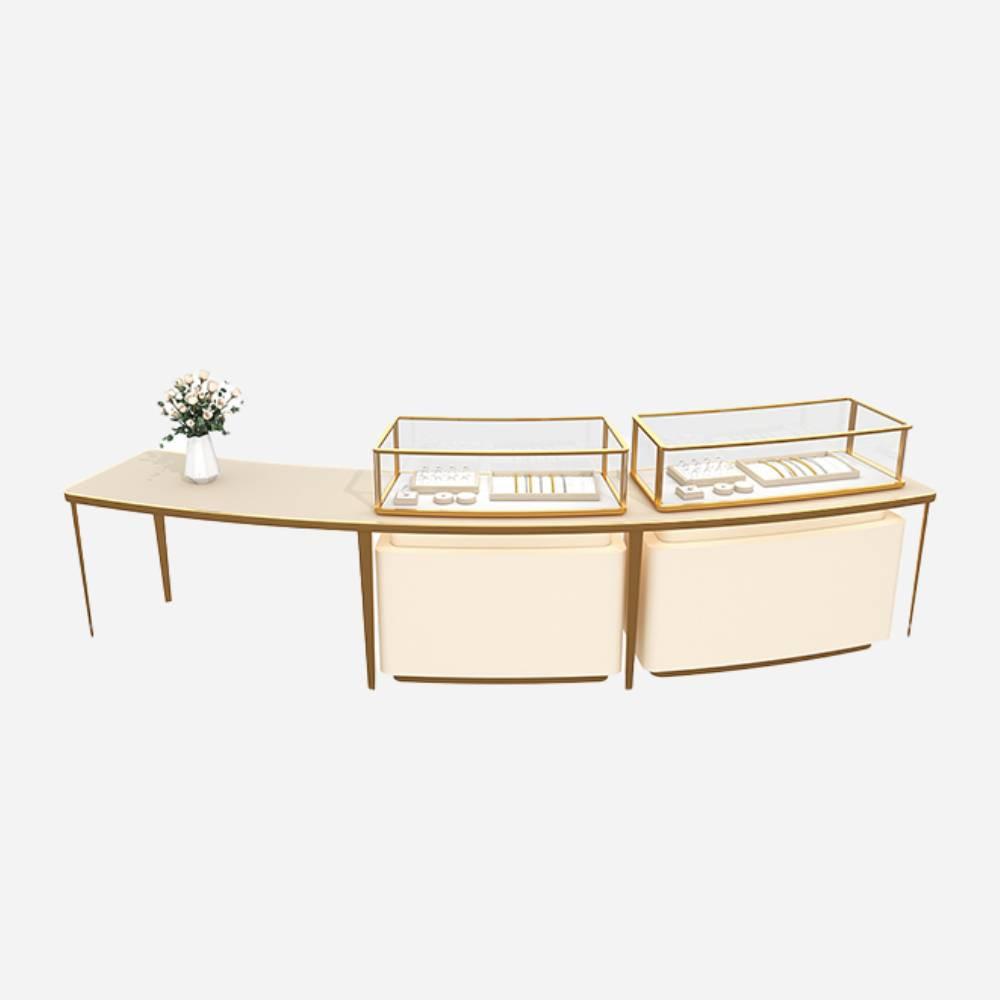 Luxury jewelry display showcase counter - Mascustom