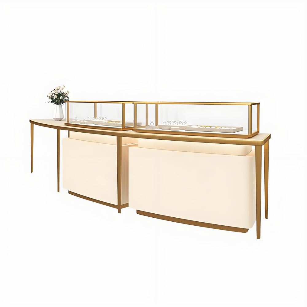 Luxury jewelry display showcase counter