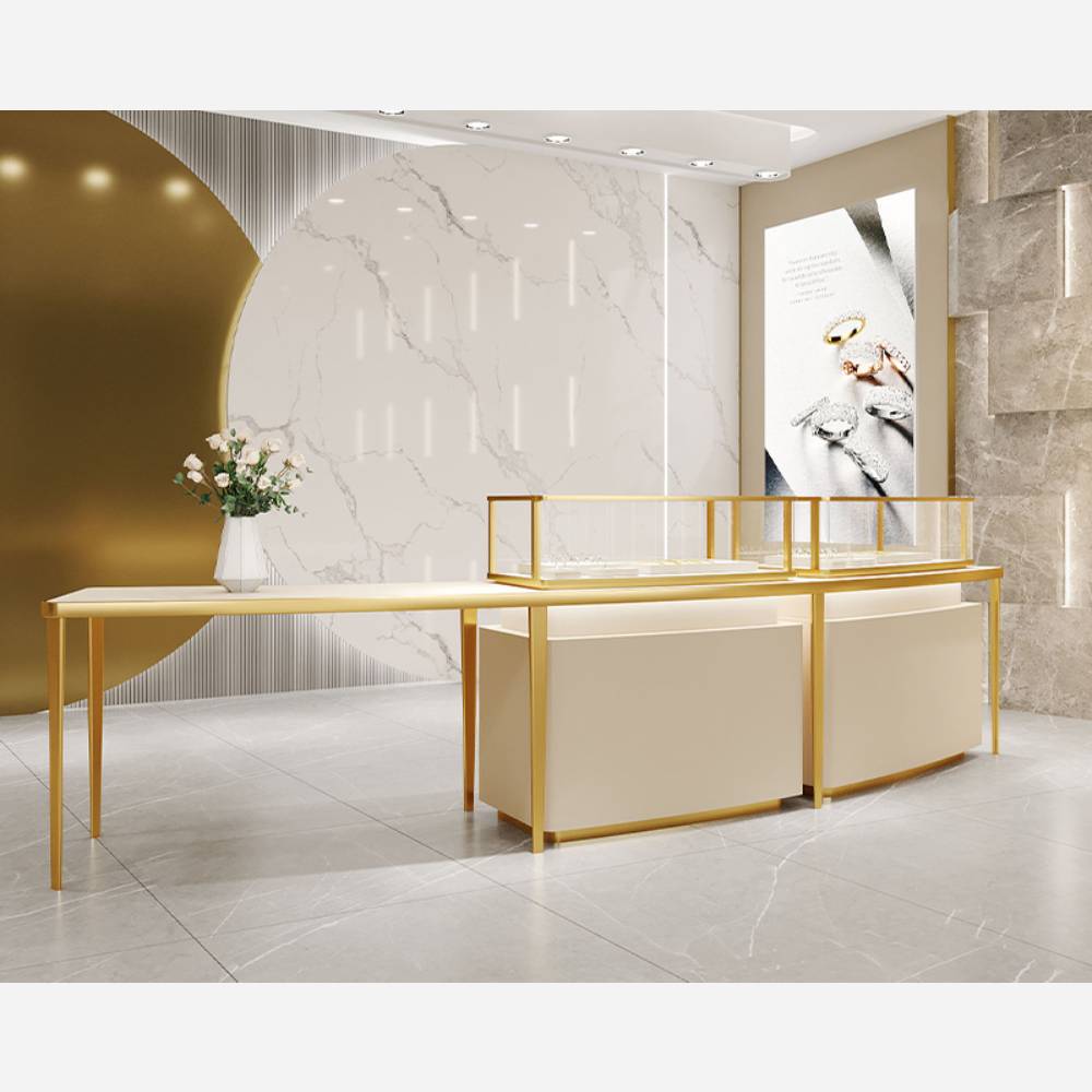 Luxury jewelry display showcase counter - Mascustom